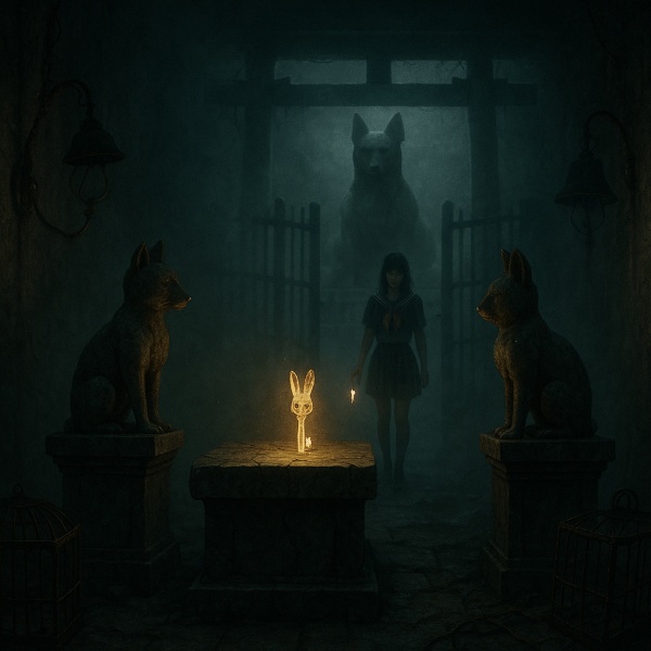 Обложка Silent Hill f: как решить головоломку с клетками в зале поклонения Сасуко - правильная расстановка лисы и кролика