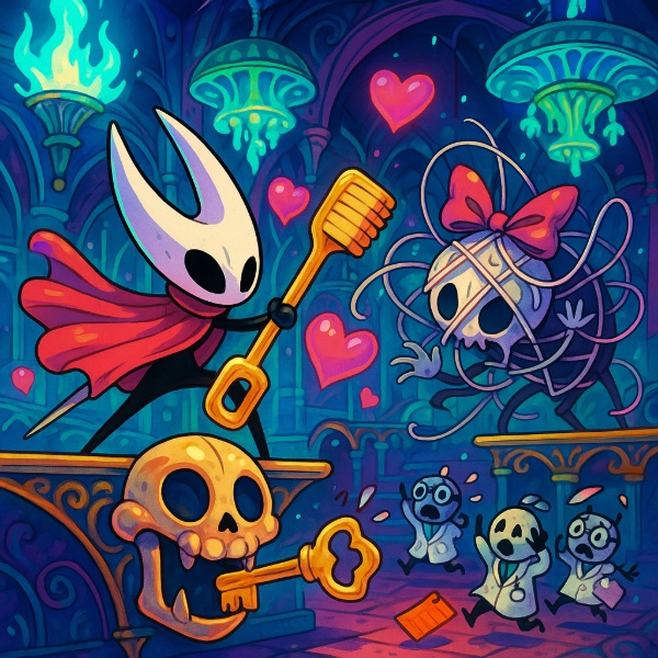 Обложка Ключ хирурга в Hollow Knight: Silksong - где найти, как применить и как попасть к секретному боссу