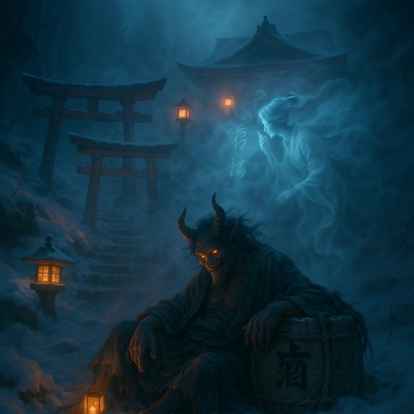 Обложка «Пьяный Демон» в Ghost of Yotei: все ответы на загадки Слуги Демона и как попасть внутрь