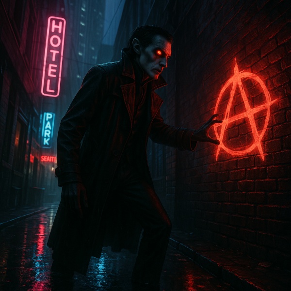Обложка Vampire: The Masquerade — Bloodlines 2: Знаки Анархов: где найти все 30 граффити в Сиэтле - карта локаций и достижение «За чистоту улиц»