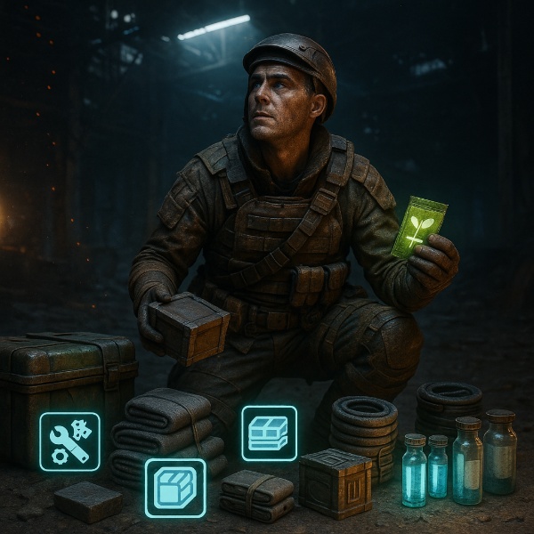 Обложка ARC Raiders: лучшие предметы для фарма и крафта — что собирать в рейдах (металл, ткань, пластик, резина, химикаты, семена)