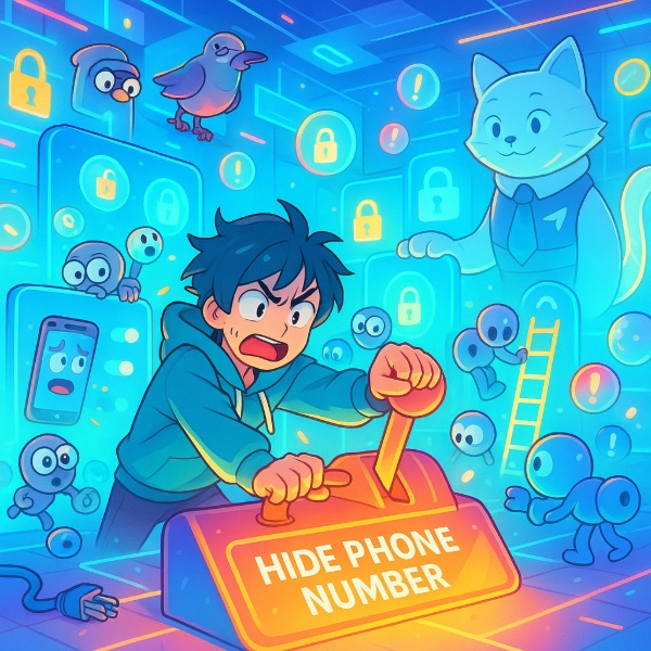 Обложка Как скрыть номер телефона в Telegram: полное руководство для ПК, Android и iOS
