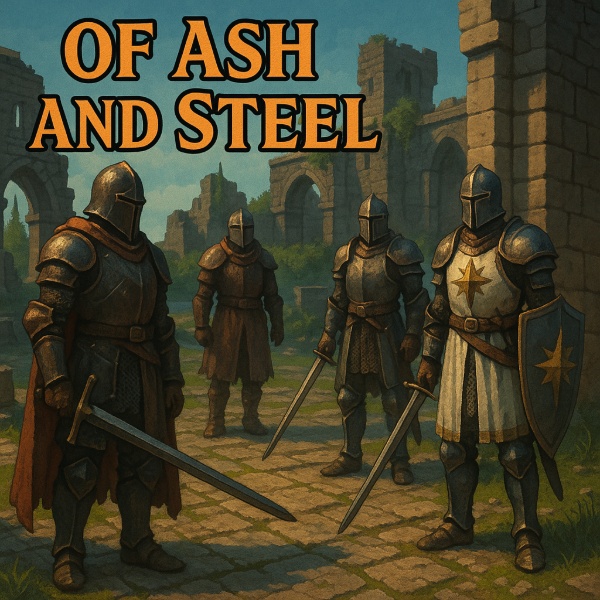 Обложка Of Ash and Steel - как вступить в рыцари Ордена Семи: местоположения Чада, Мэлта, Белтрана и Далара