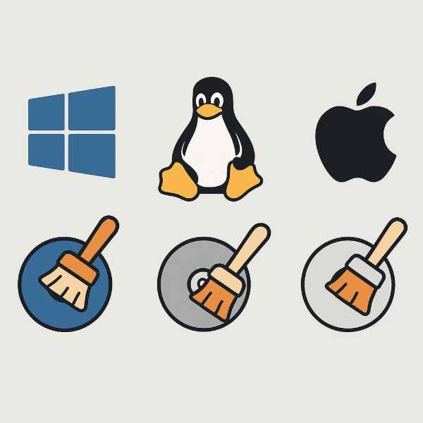 Обложка Очистка диска в Linux, Windows и macOS: как безопасно удалить мусор и освободить место