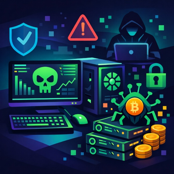 Обложка Вирус‑майнер на ПК: как обнаружить, удалить и предотвратить повторное заражение