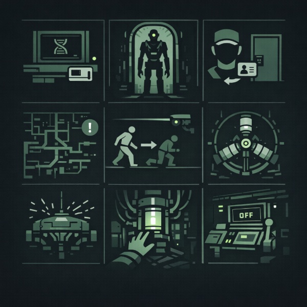 Обложка Routine - полное прохождение и гайд: ИПК, «Смотритель», пропуск Кэй и отключение АСБ