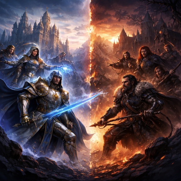 Обложка Of Ash and Steel - гайд по выбору фракции: Орден Семи или Вольные Охотники?