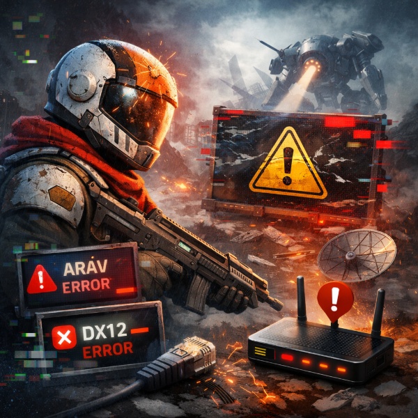 Обложка ARC Raiders не запускается или вылетает после патча: как исправить ошибки EAC, ARAV, DX12 и сеть