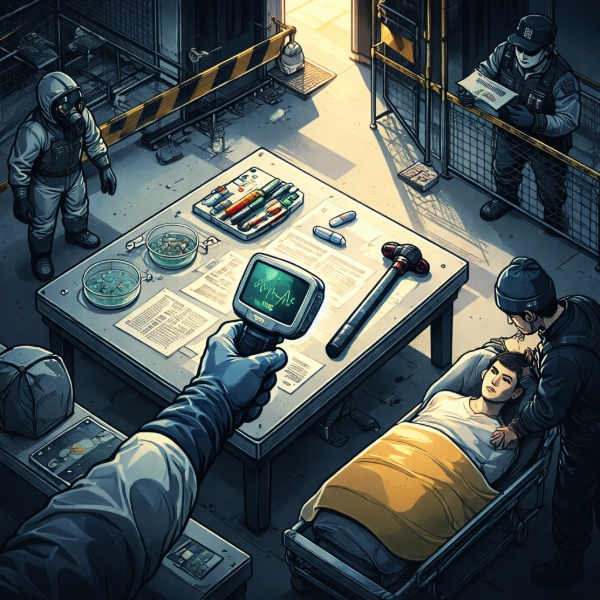 Обложка Quarantine Zone: The Last Check - полное прохождение и гайд по симптомам, осмотрам и развитию базы