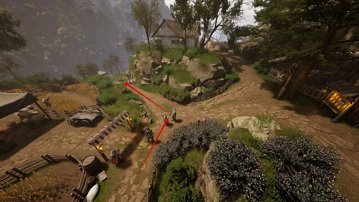 Доска заданий справа от перекрёстка