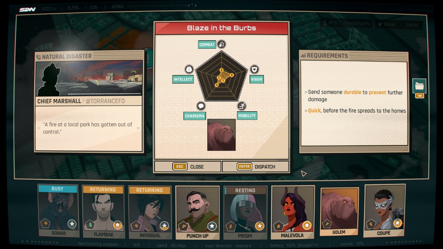 Голем тушит пожар в пригороде