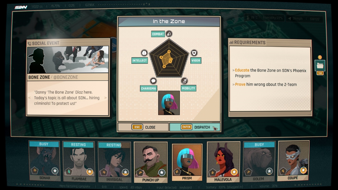 Герой выступает в эфире