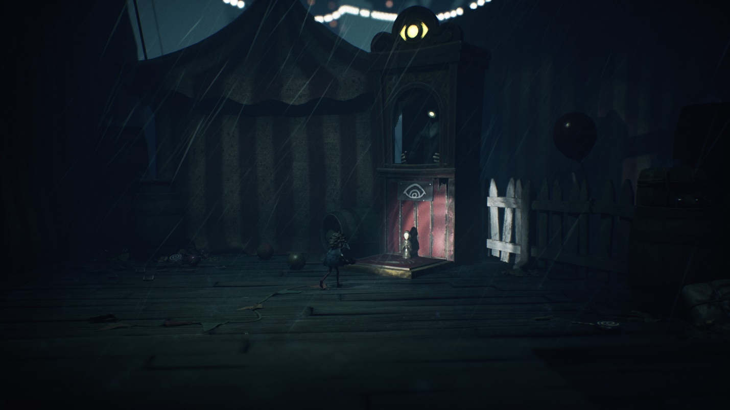 Достижение Вездесущность - разбитая статуя Хозяйки в главе Карнавал Little Nightmares 3