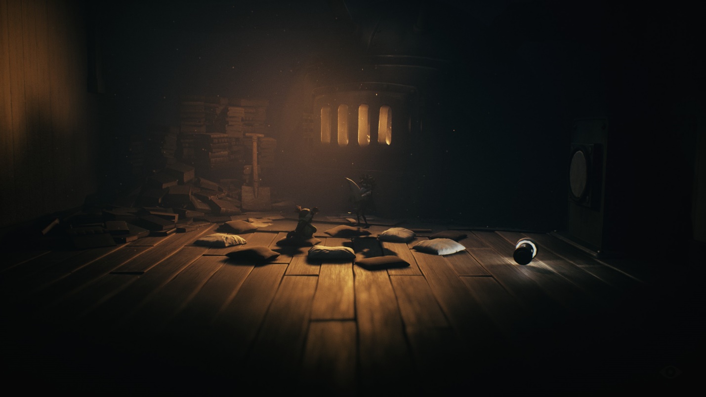 Достижение Дом там где ном - объятие с номом в главе Карнавал Little Nightmares 3