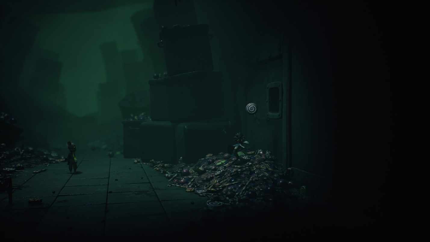 Достижение Несъедобные лакомства - кормление жуков конфетами в вентиляции Little Nightmares 3