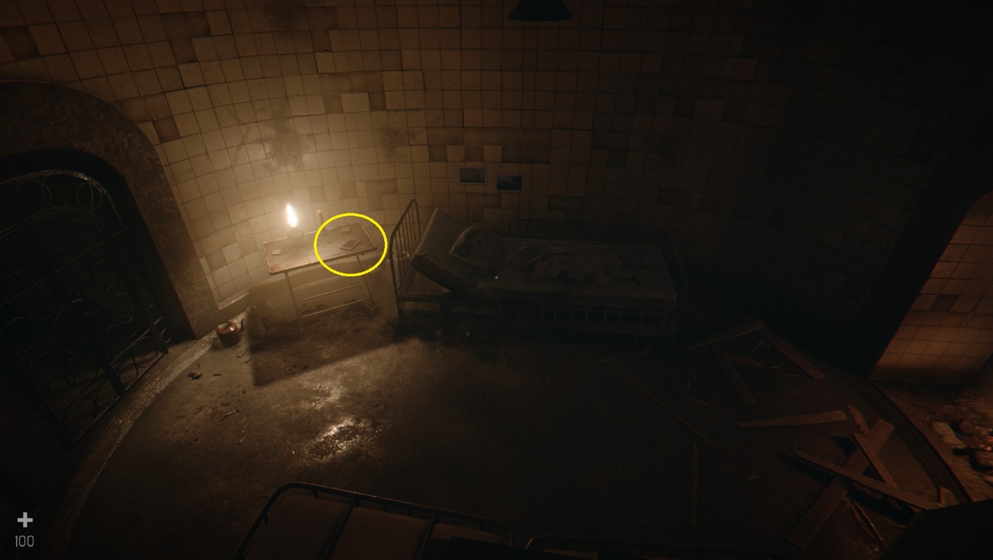 Вентиляционная шахта ведущая в секретную комнату с планшетом