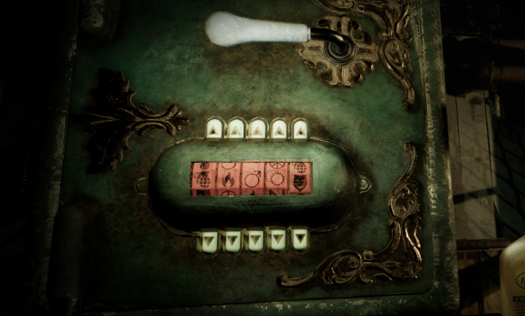 Правильная комбинация символов для открытия сейфа в Tormented Souls 2