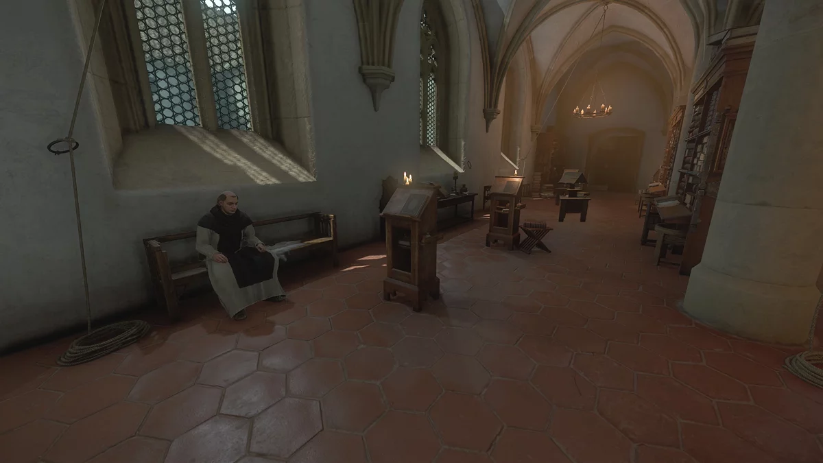 Рецепт масла защиты от болезней на кафедре в библиотеке монастыря