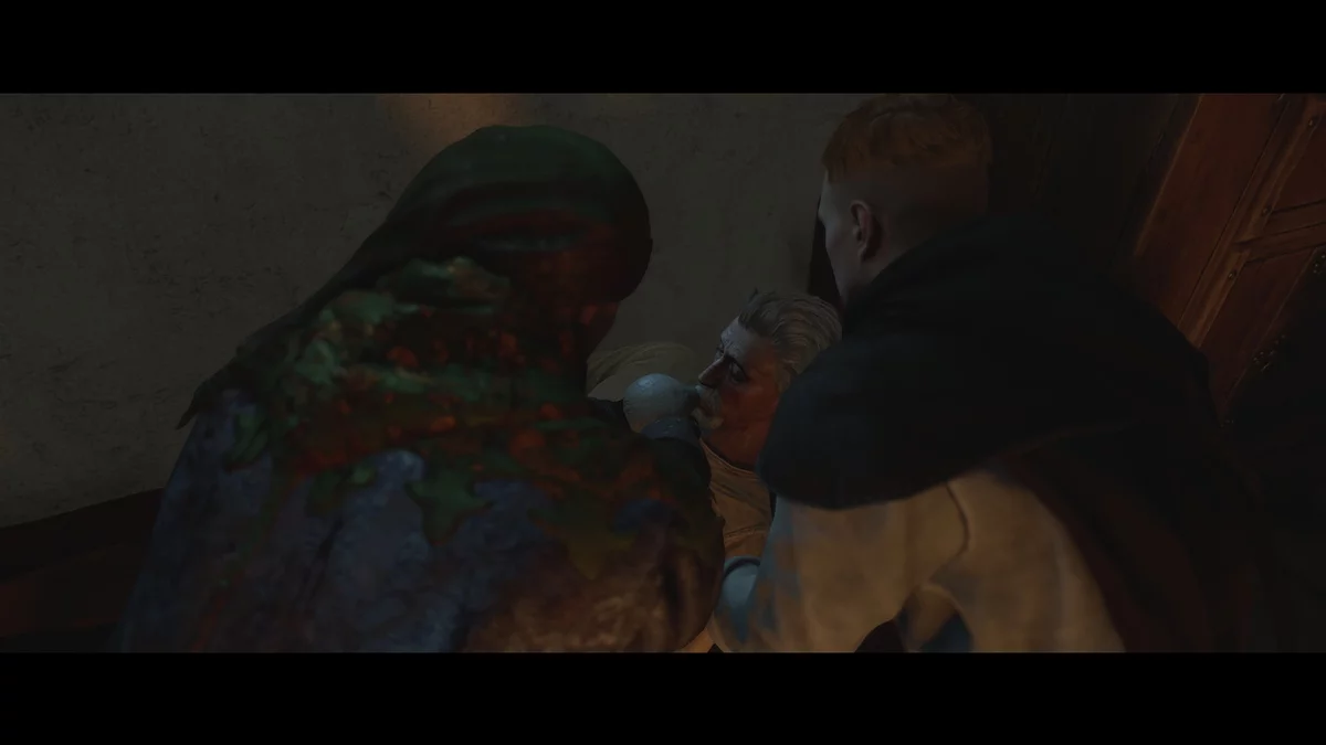 Поверженный Захариеш в крипте после финального боя с антидотом для Альбикуса