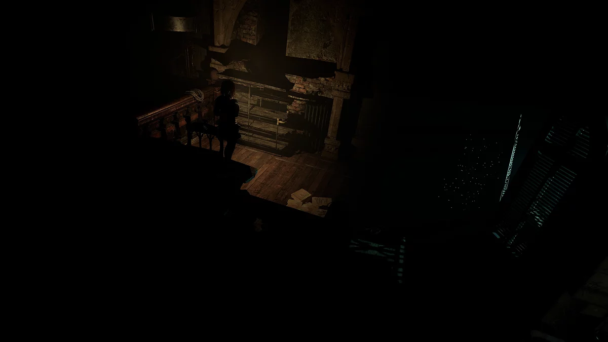 Закованный гуль выползает из-под стола в трапезной