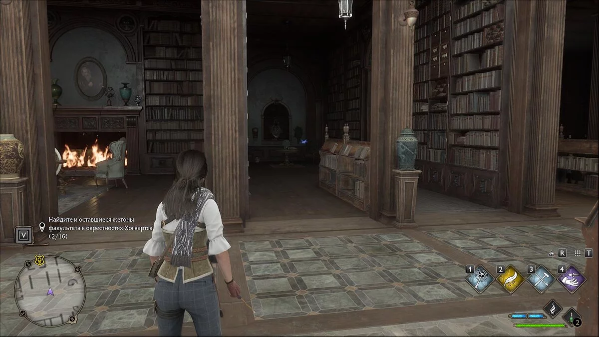 Шкаф номер 5 в дальней части библиотеки