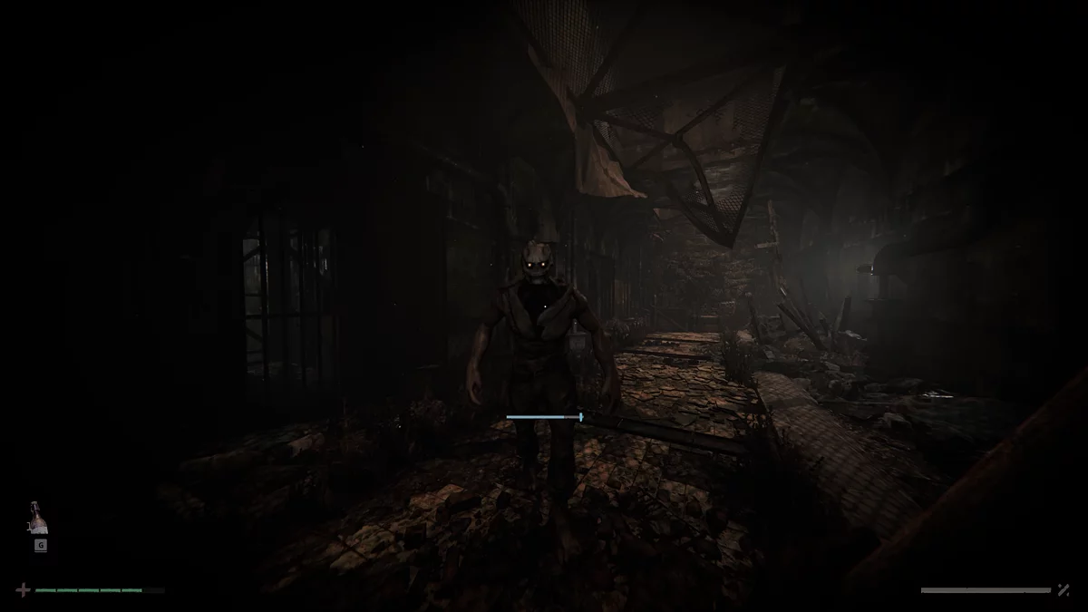 Открытая арена для первого боя с гулями