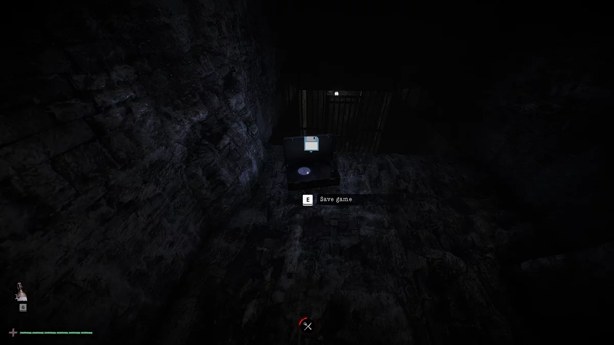 Открывшаяся дверь после решения головоломки