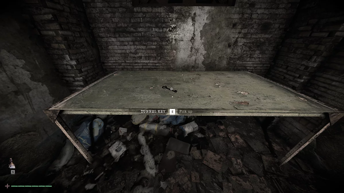 Туннельный ключ и подсказка для символа Омега