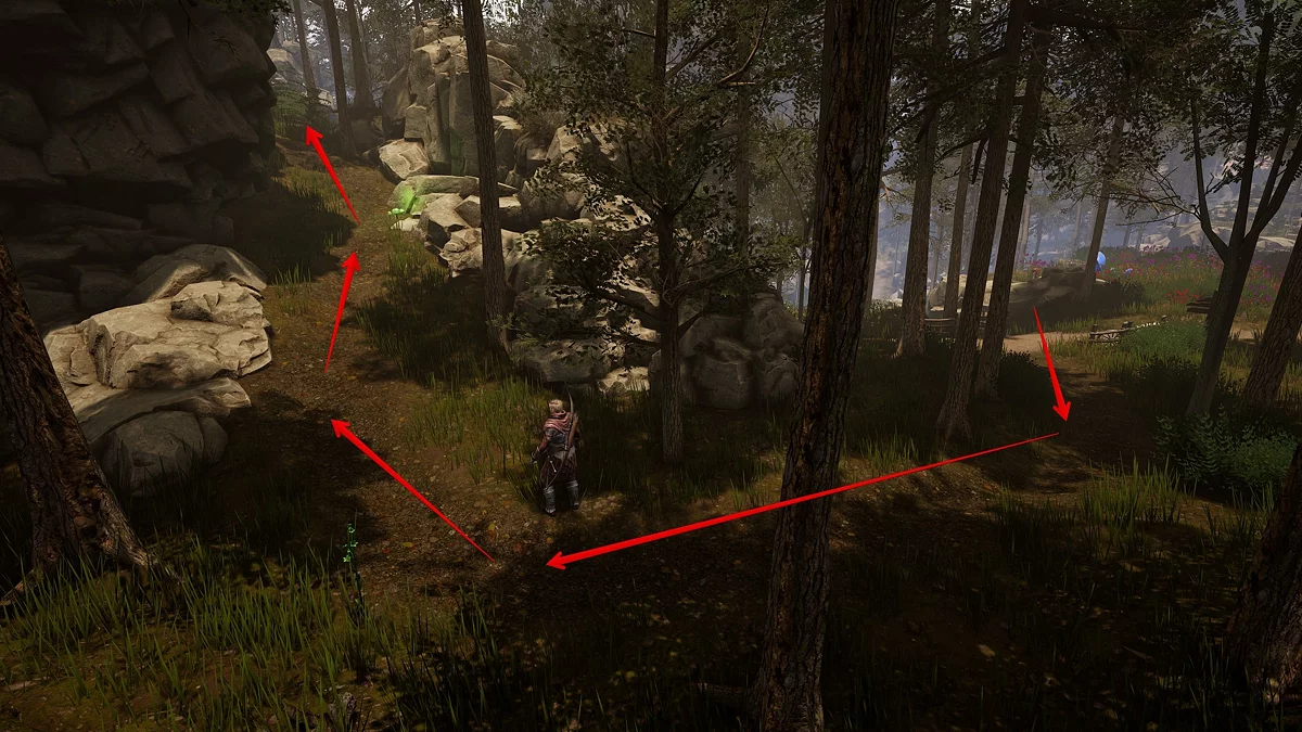 Скалистая арка и пещера хобстеров на пути к лагерю