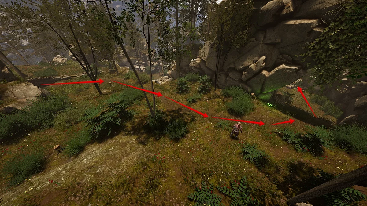 Ворота охотничьего лагеря в Грейшафте