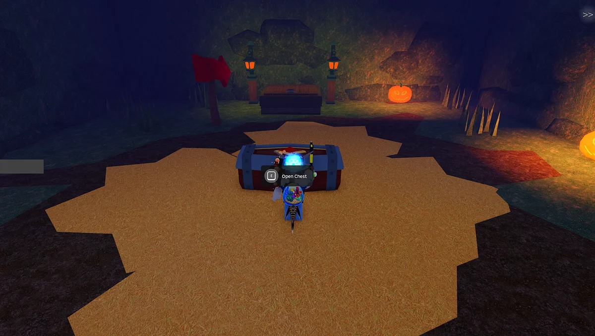 Сундук в виде гроба в конце лабиринта 99 Nights in the Forest