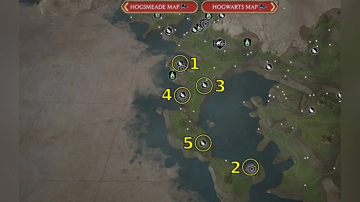 Карта испытаний Мерлина на мысе Манор