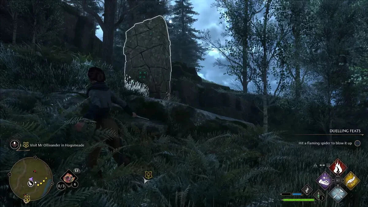 Зелёный светящийся камень для разрушения