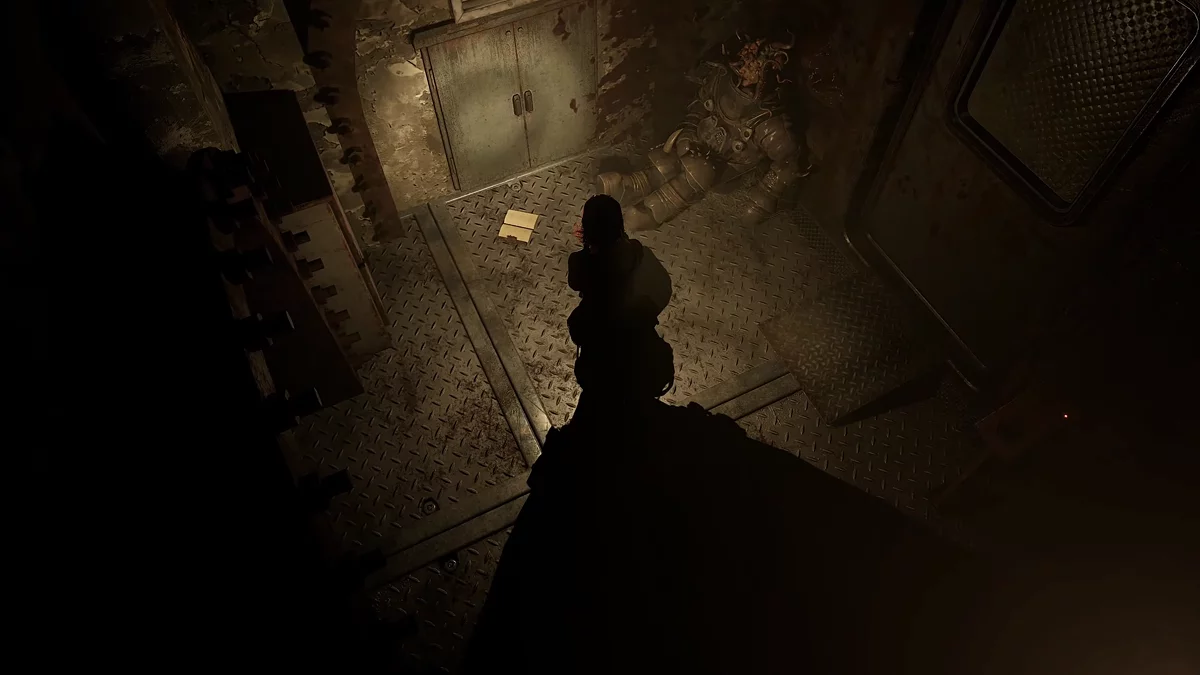 Последняя заметка учёного Нафанаила слева от сенсорной панели в бункере