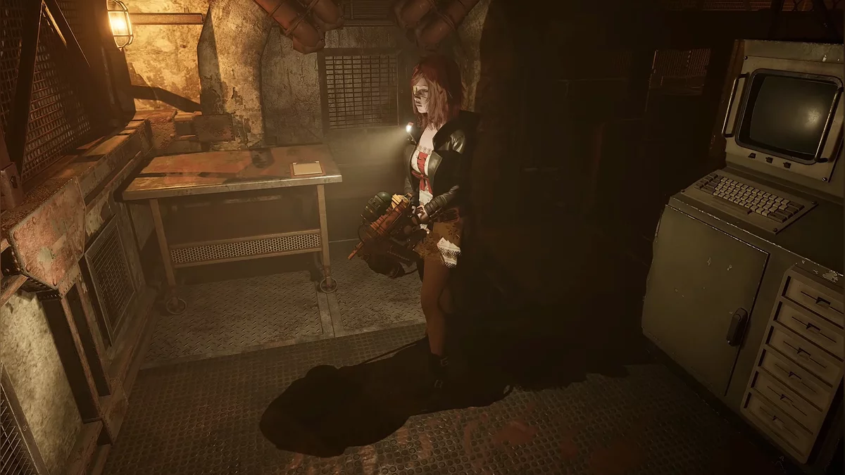 Пятая часть блокнота Анджелики на столе в безопасном офисе бункера