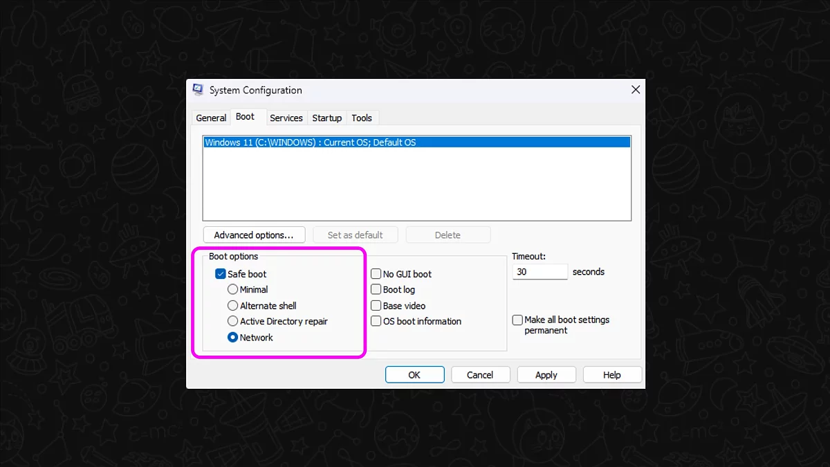 Безопасный режим Windows для удаления майнера