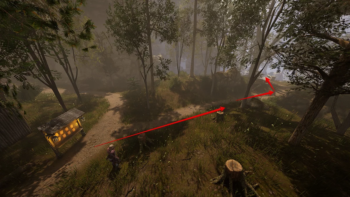 Разрушенный мост на пути к лагерю лесорубов, требующий ремонта