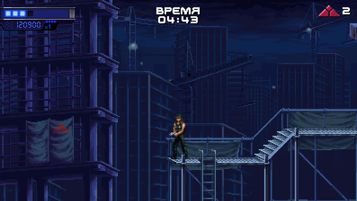 Сторожевая собака на лестнице