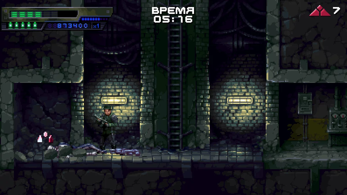 Терминаторы и дроны в коридоре