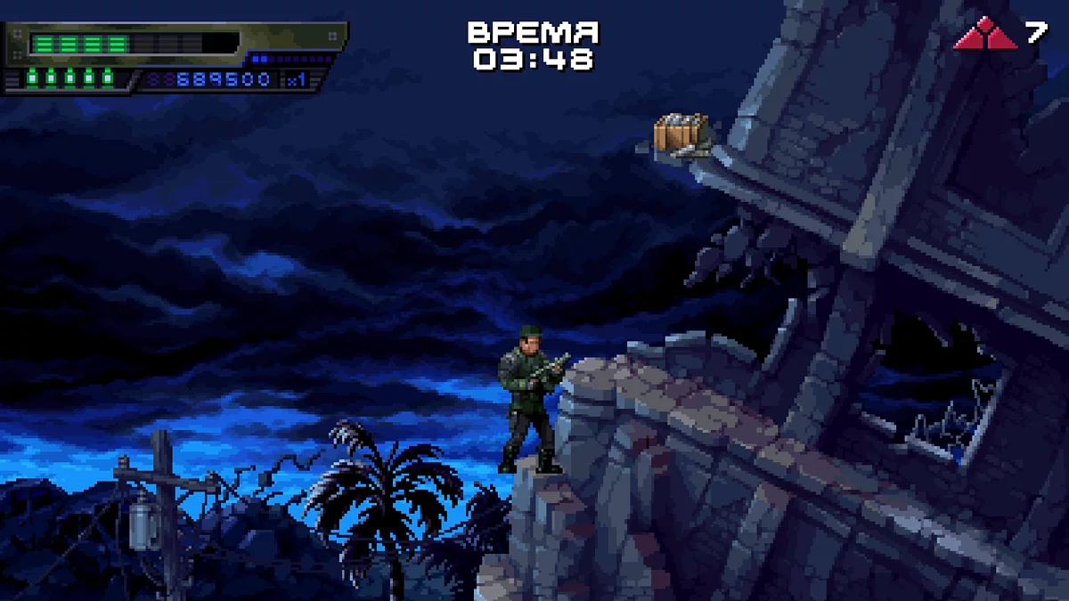 Два танка на ближайшем уступе