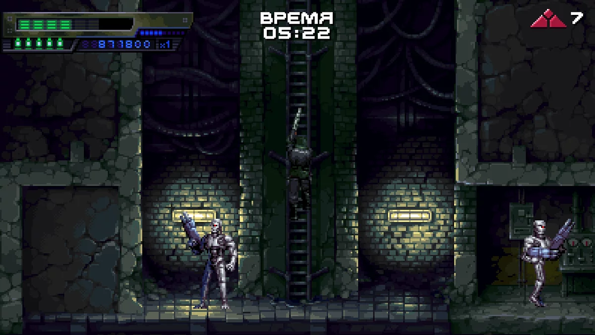 Роботы-псы в подземном комплексе