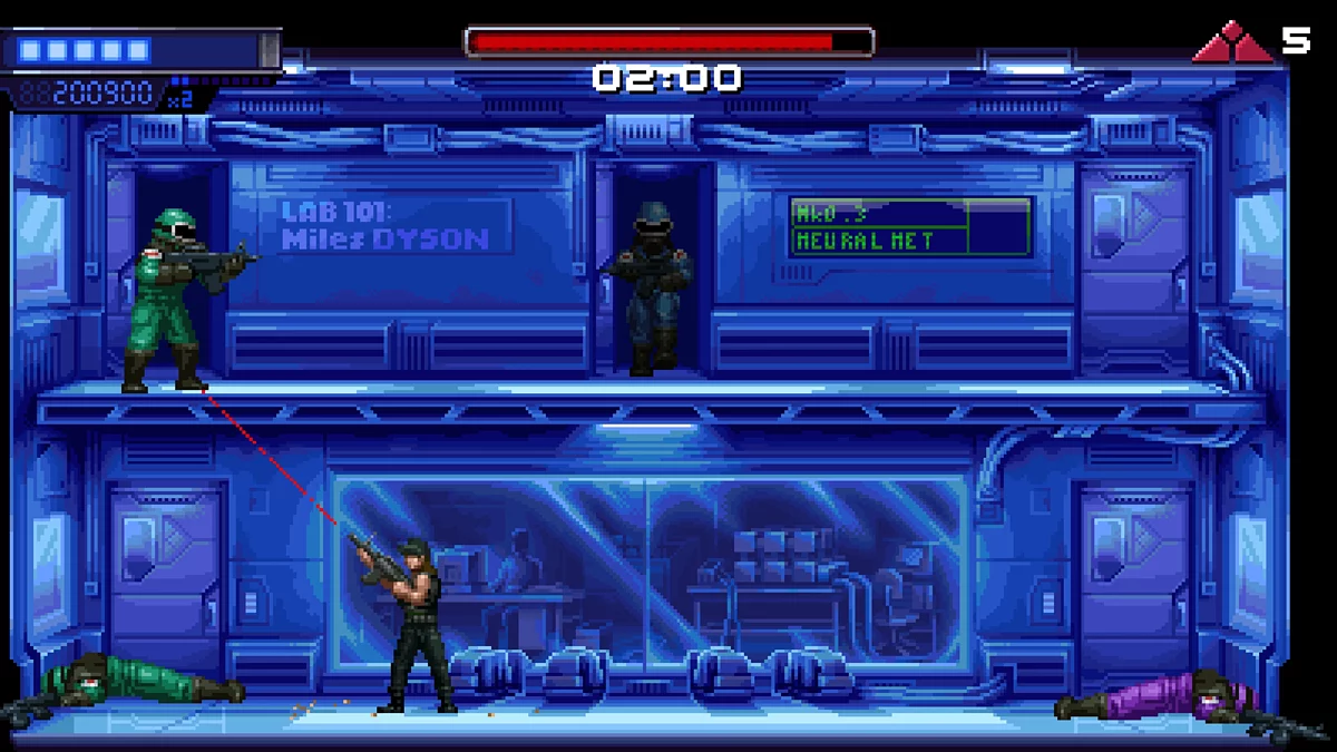 Босс-битва с охраной лаборатории