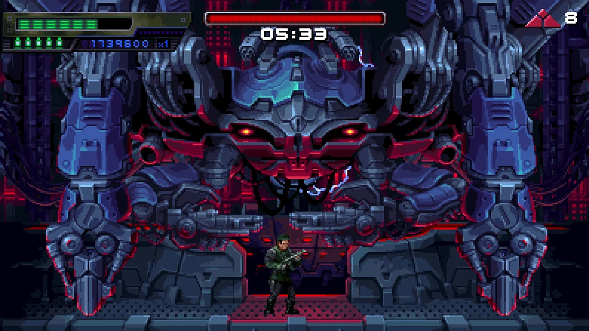 Финальный босс краб на арене