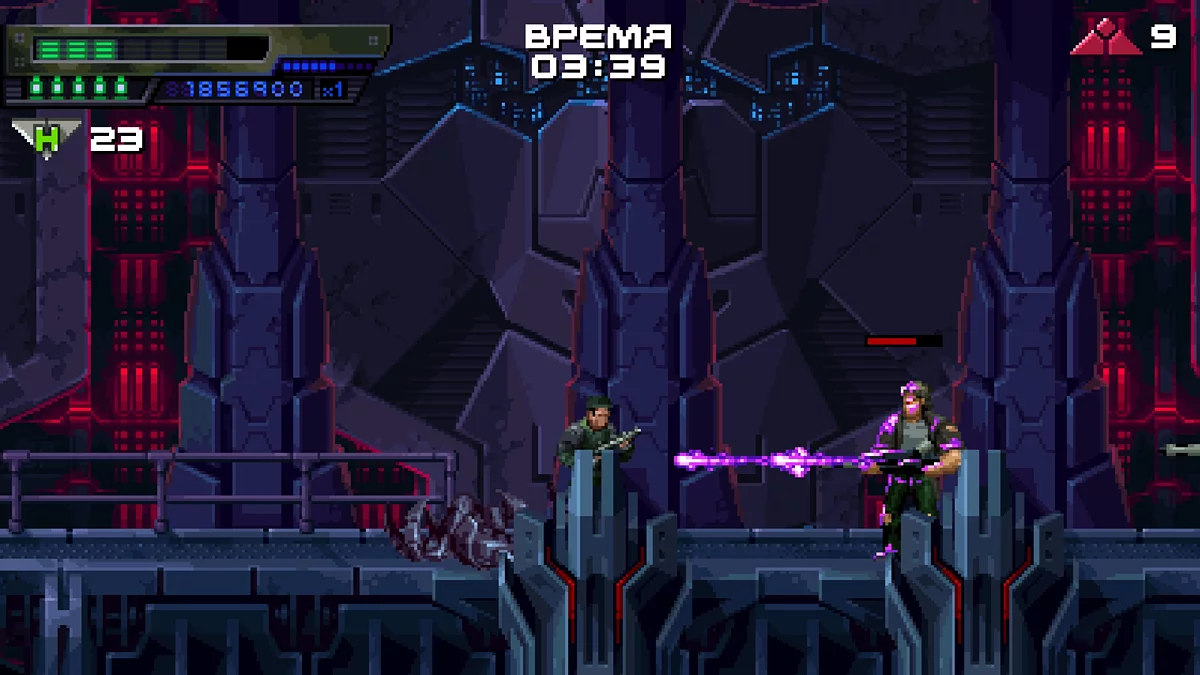 Платформы движущиеся сверху вниз