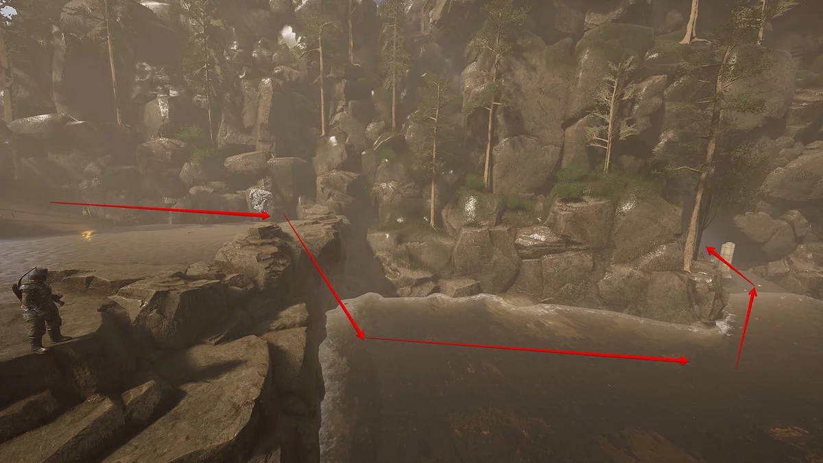 Записка Странные ноты — 5 на камне у входа в склеп с каменной стеной