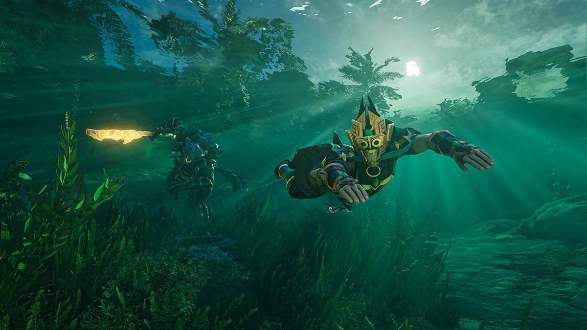 Тропический лес Бассейна Вейлуотер с древними руинами