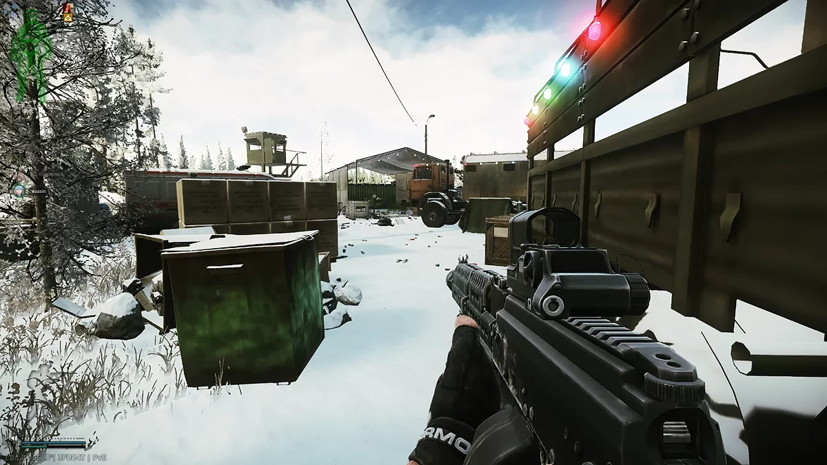 Первая точка маршрута - большой шатёр в лагере МЧС