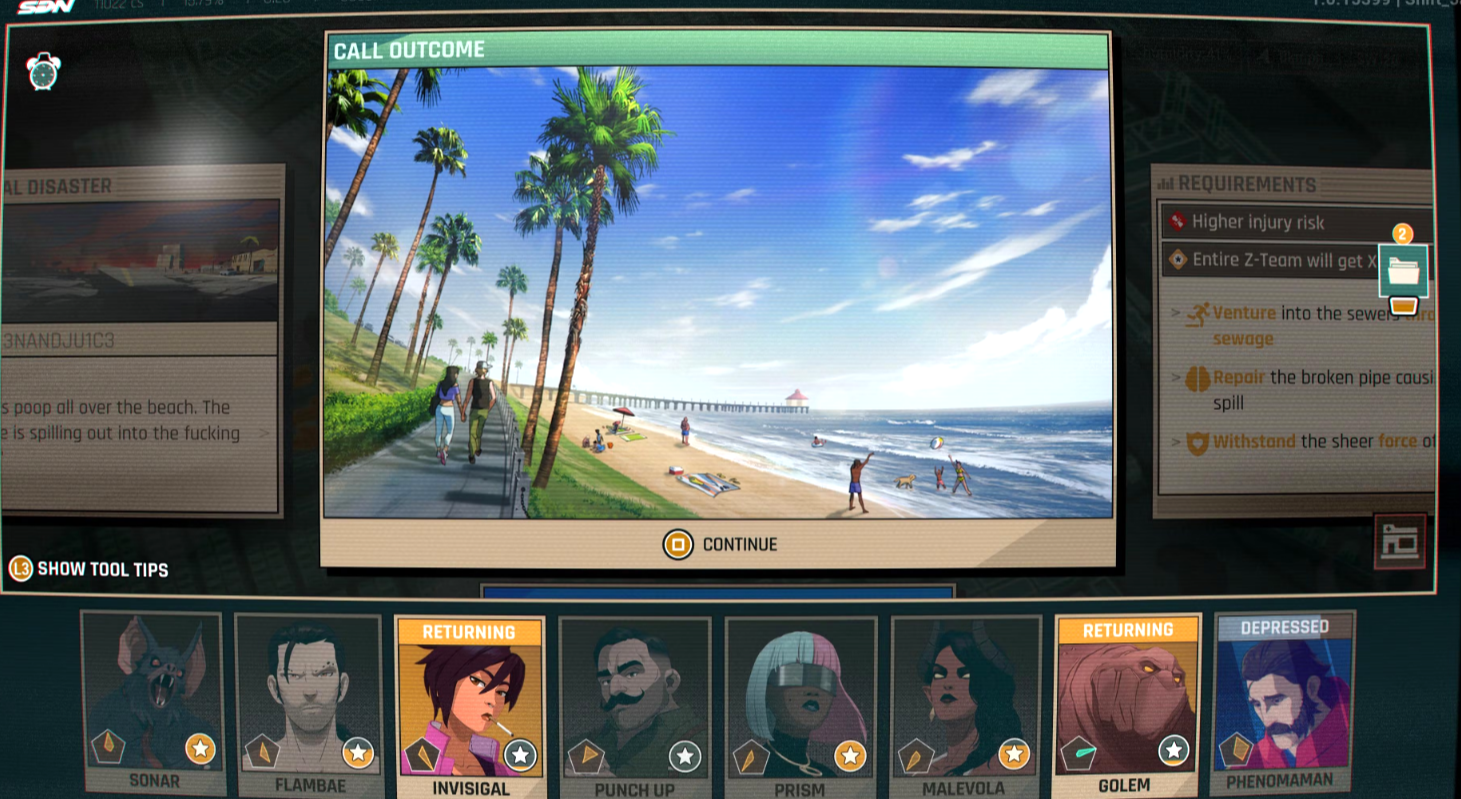 Диалог с Блонди Блейзер в раздевалке — выбор романтической линии в Dispatch Episode 5