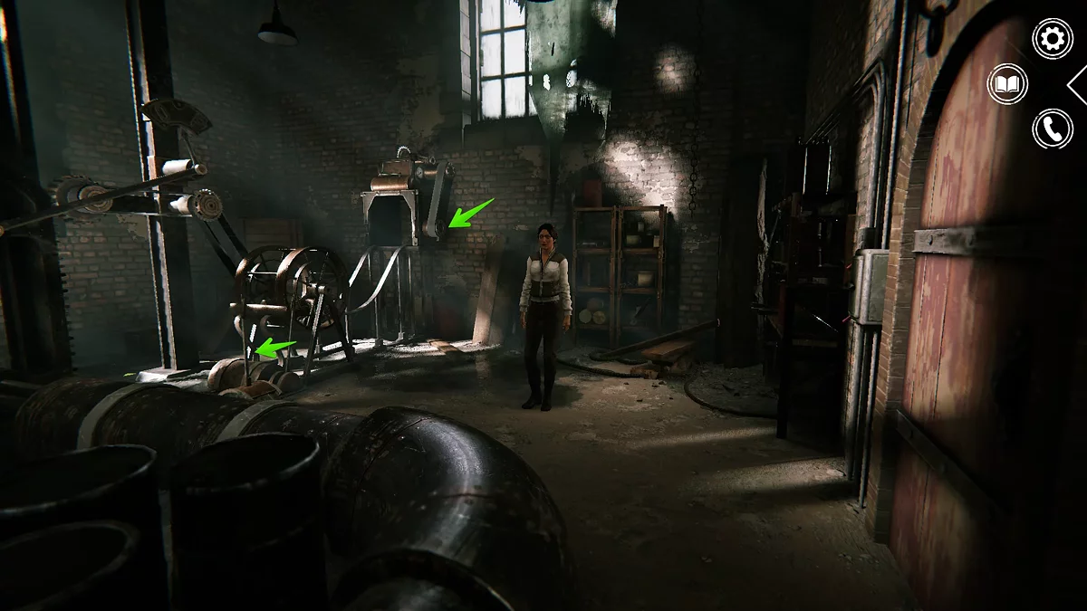 Второй рычаг для активации электрогенератора фабрики