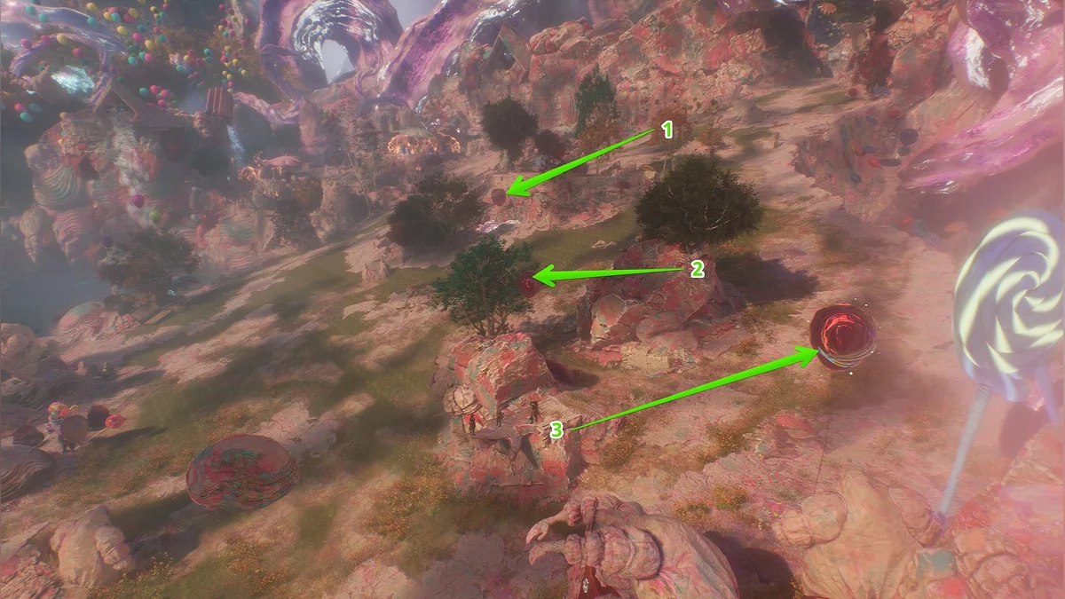 Красочница с Эскьим для Люнэ и три шарика для взрыва